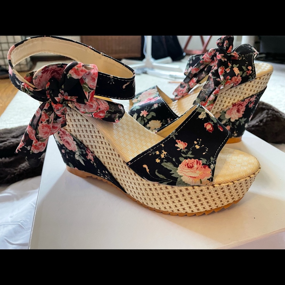 Asian made wedge sandals